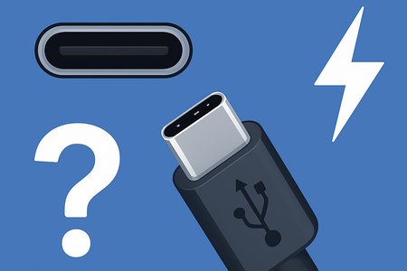 Почему два одинаковых на вид USB-C кабеля работают по-разному