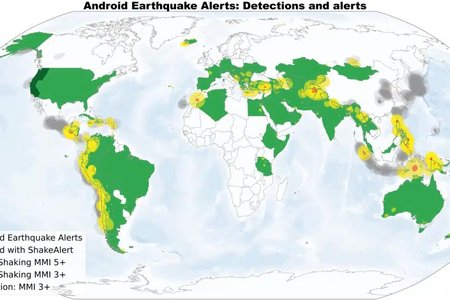 Google превратил Android-телефоны в крупнейшую в мире сеть обнаружения землетрясений
