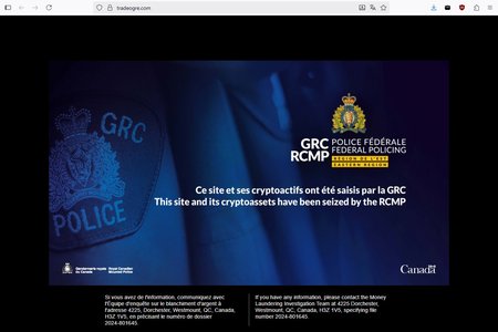Канадская полиция конфисковала криптоактивы TradeOgre